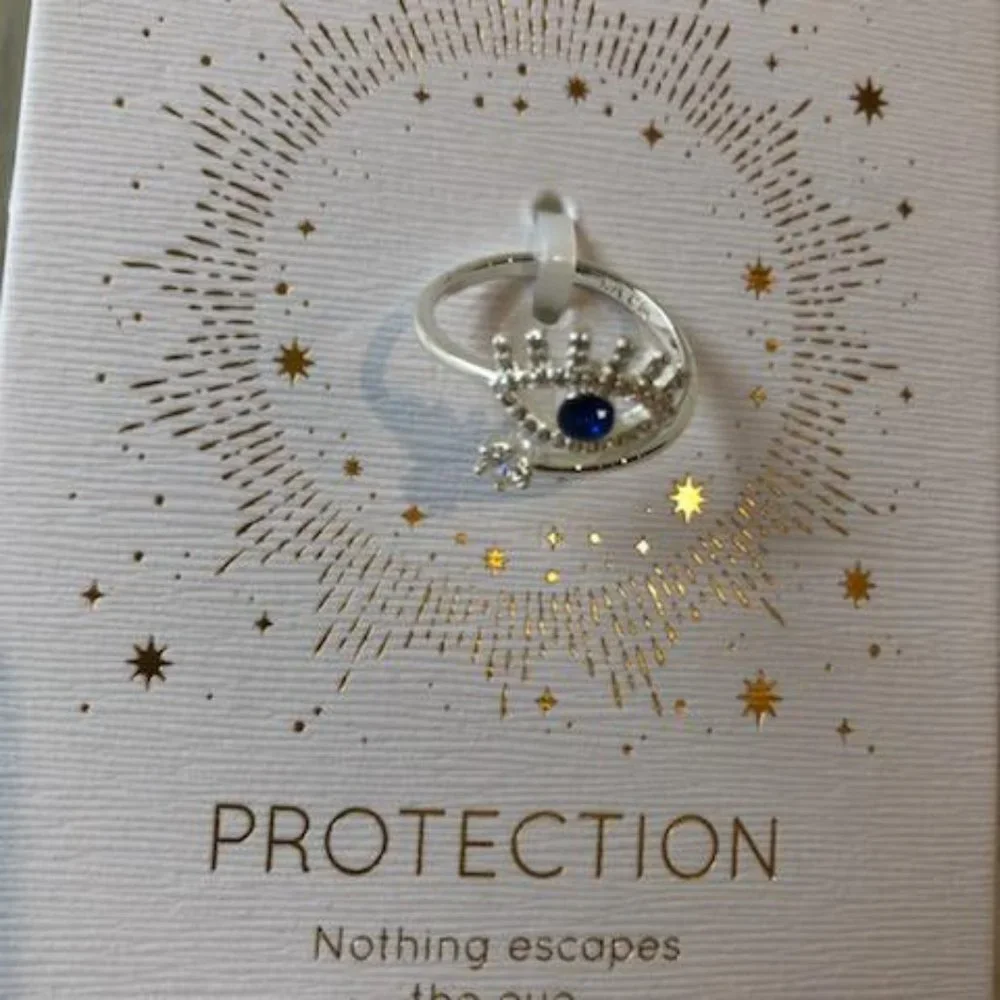 Unwritten Evil Eye Wrap Around Ring